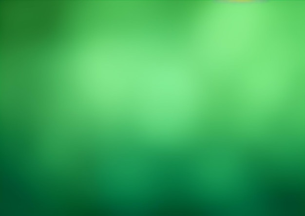 Fondo verde borroso con una imagen borrosa de un reloj generativo ai