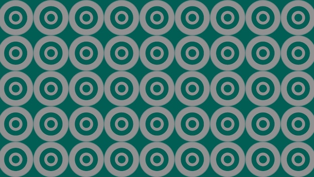 un fondo verde con un círculo y un círculo con un círculo en el medio.
