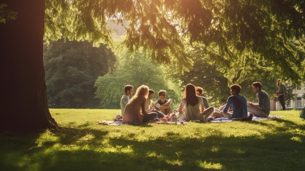 Fondo verde del día ecológico