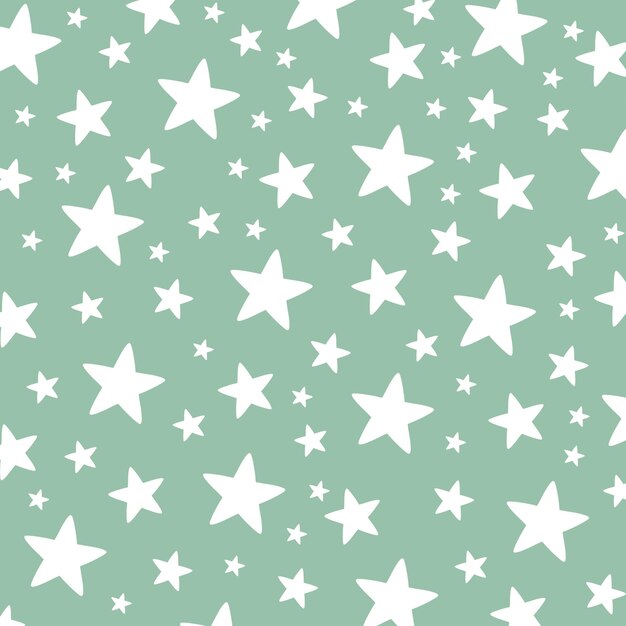 un fondo verde con estrellas blancas y un fondo verde
