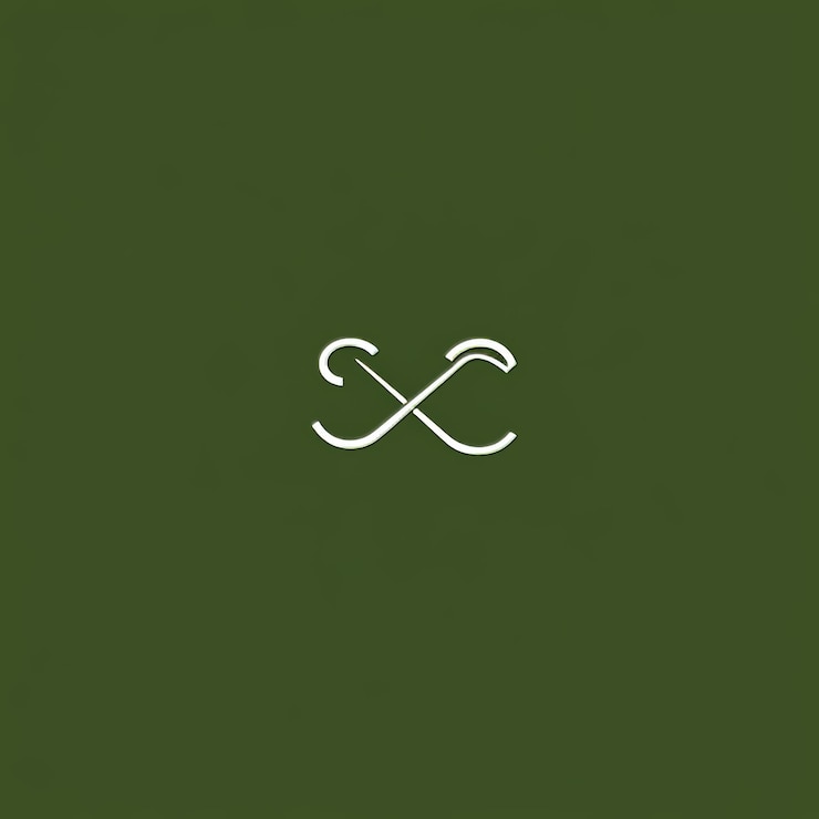 Foto un fondo verde con las letras q y la letra q y el número 2