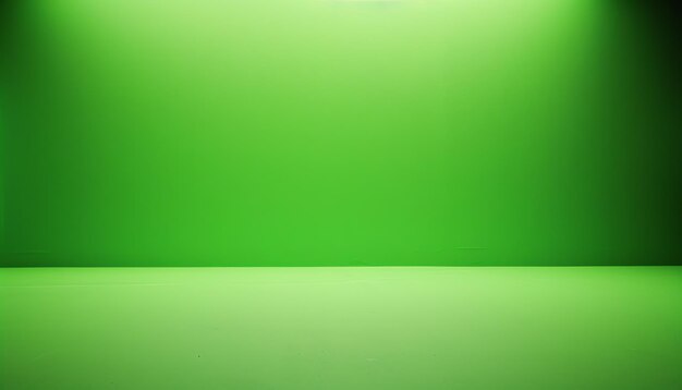 El fondo verde minimalista