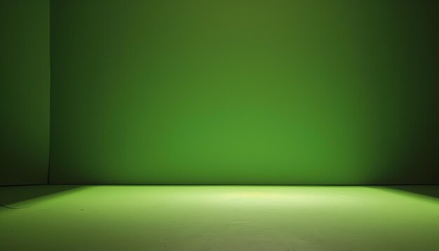 Foto el fondo verde minimalista