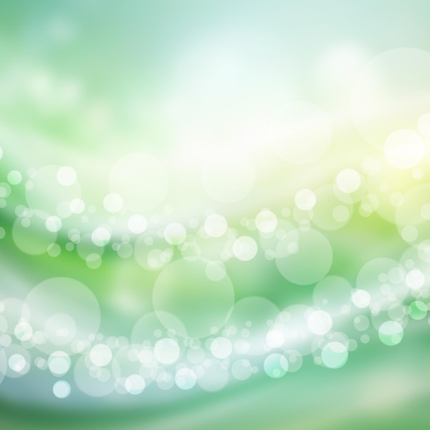 un fondo verde con el sol brillando sobre él