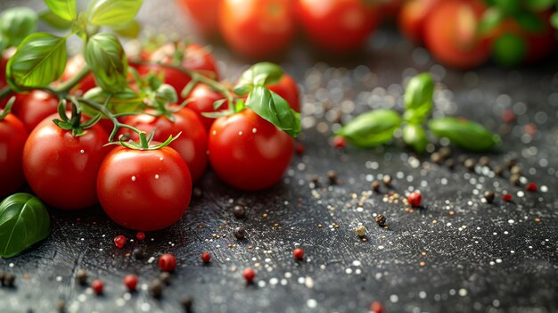 Fondo con verduras de alimentos saludables y espacio de copia para el texto generativo a