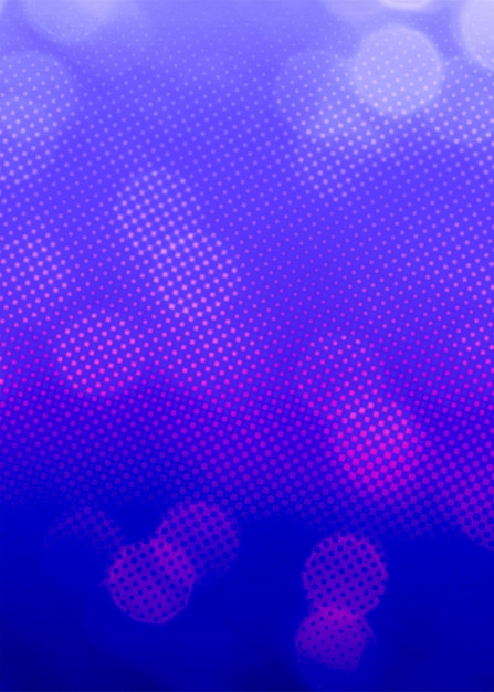 Fondo vertical de bokeh azul con espacio de copia para texto o imagen