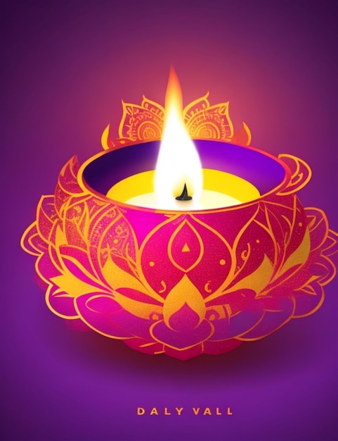 Fondo vibrante de Diwali