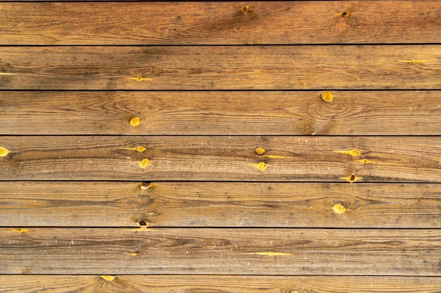 Fondo de viejas tablas de pino con nudos Marrón con amarillo