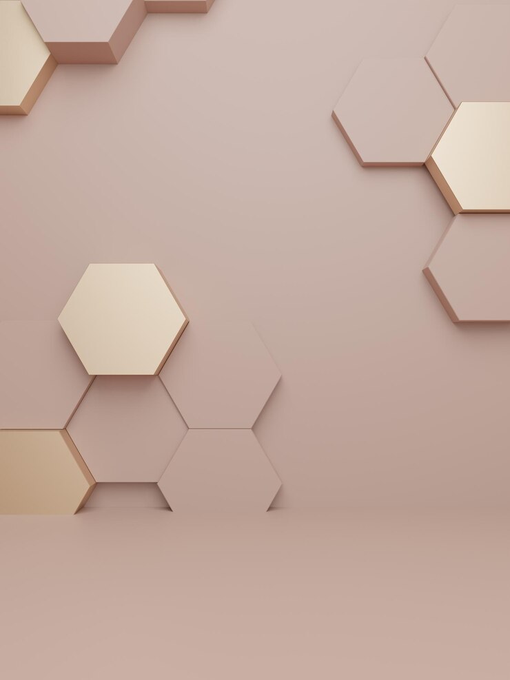 Fondo de visualización de productos de lujo de representación 3D para productos de belleza, cuidado de la salud o productos de miel