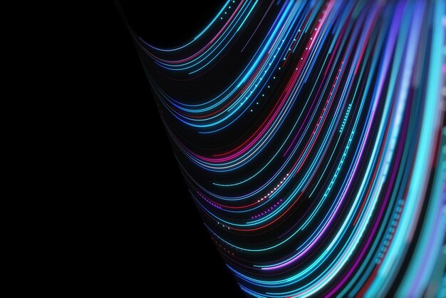 Fondos abstractos del arte de la curva