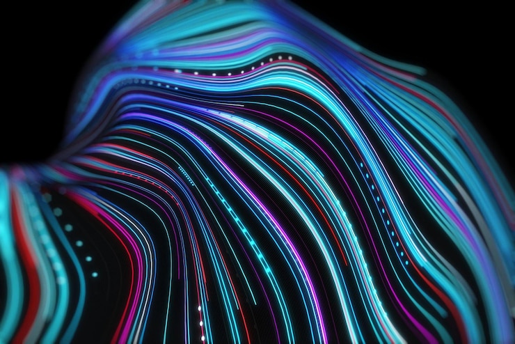 Foto fondos abstractos del arte de la curva
