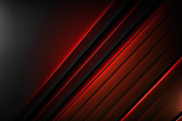 Fondos abstractos de patrón de luz roja y negra