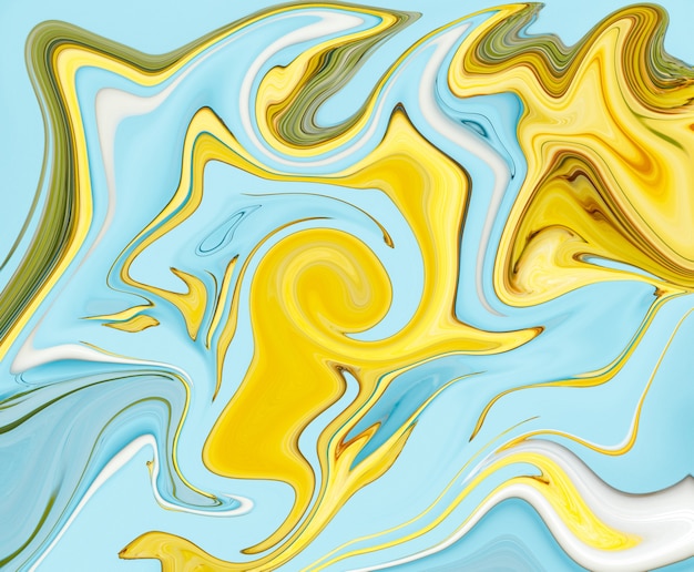 Fondos de arte digital líquido con diferentes tonos de colores en composición dinámica