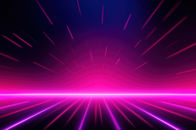 Fondos de luz de neón rosado futurista abstract