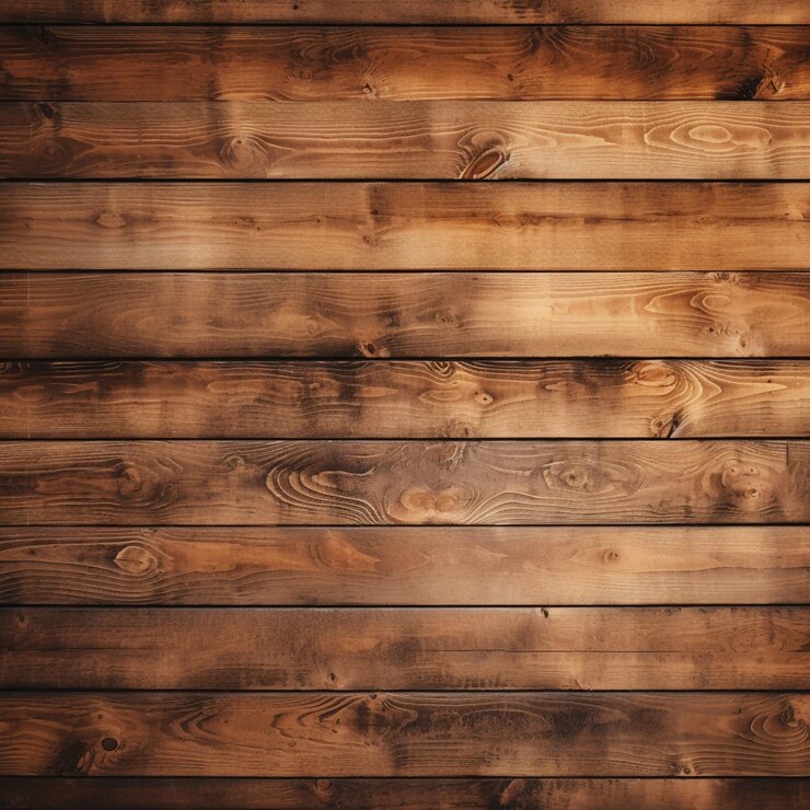 Fondos de madera horizontales que muestran una textura de madera marrón Copyspace Textura de madera vintage