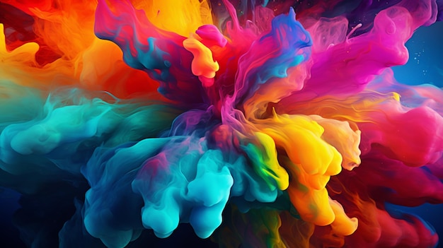 Fondos de pantalla coloridos abstractos de alta resolución imagen arte generado por Ai