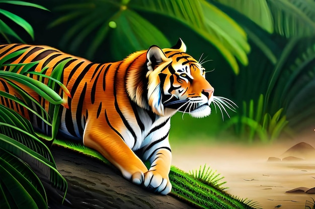 Fondos de pantalla de Un tigre en la jungla