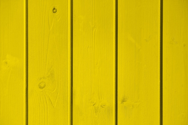 Fondos de tablas de madera pintados de color amarillo