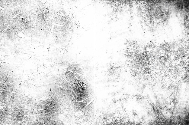 Fondos de textura de polvo y rayado Fondo de pared de grunge blanco y negro Fondo abstracto de metal antiguo con ilustración de superposición de óxido sobre cualquier diseño para crear un efecto vintage sucio y extra
