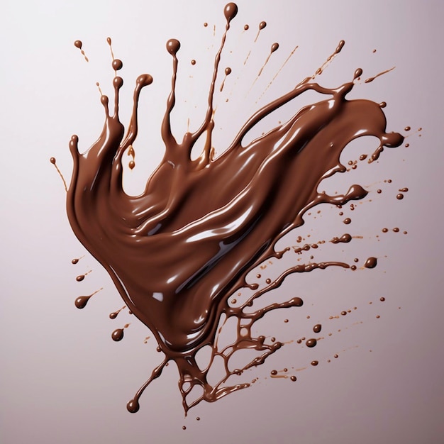 Fondue de gotas de chocolate líquido AI para chocolate
