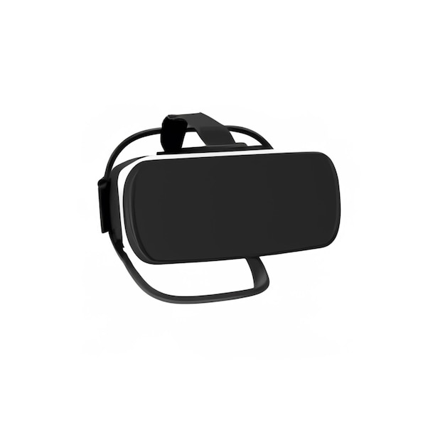 fone de ouvido vr em fundos brancos