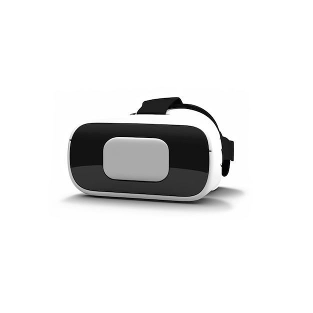 fone de ouvido vr em fundos brancos