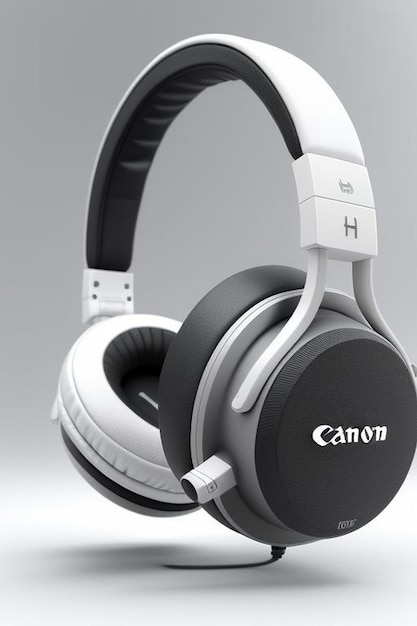 Fones de ouvido sem fio isolados em um fundo branco renderização 3D Fones de ouvir elegantes fundo transparente