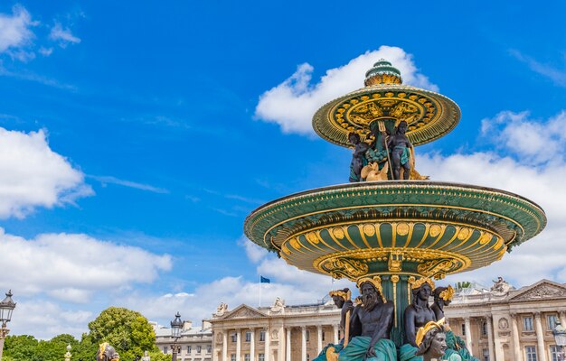 Foto fontaine des fleuves en parís