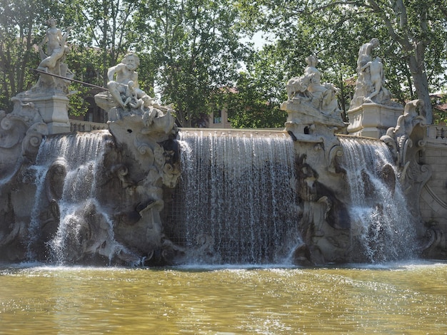 Fontana dei mesi en Turín