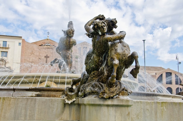 Fontana delle Naiadi em Roma, Itália