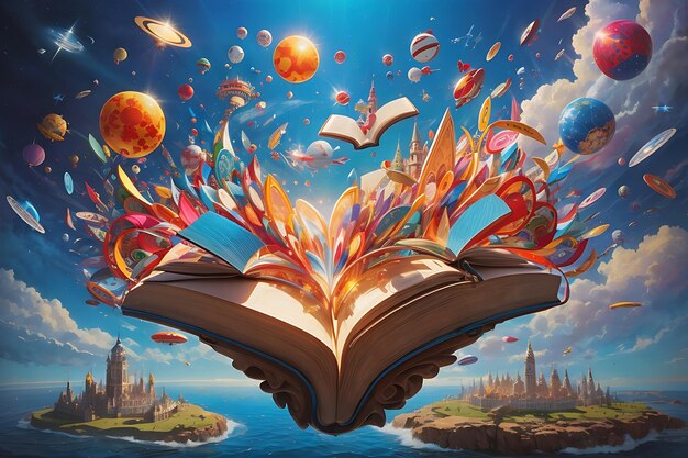 Foto fonte de livros de fantasia