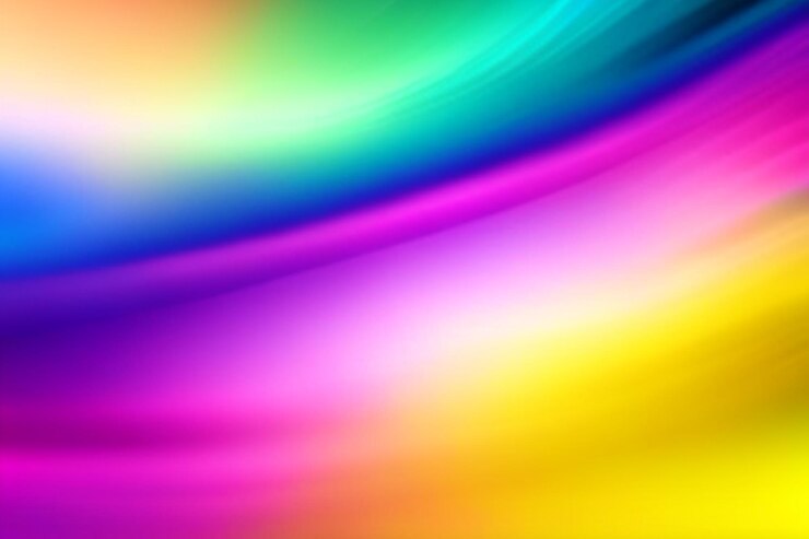 Foto fonte de papel de parede de desktop com gradiente de prisma de onda de cor