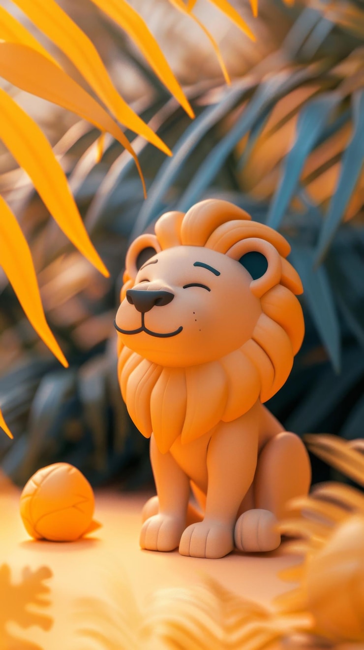 Foto fonte de personagem leão legal papel de parede hd