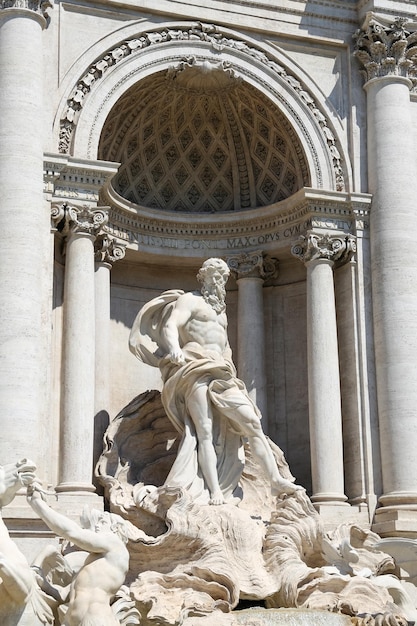 Fonte de Trevi, em Roma Itália