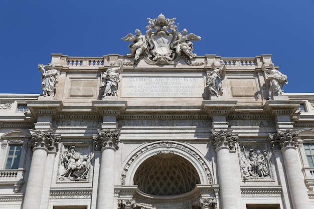 Fonte de Trevi, em Roma Itália