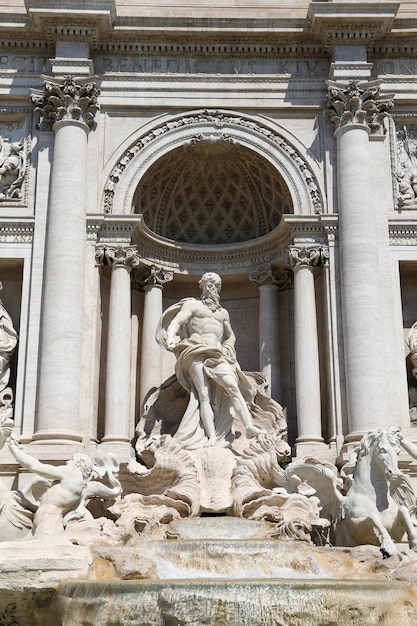 Fonte de Trevi, em Roma Itália