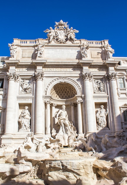 Fonte de Trevi, em Roma