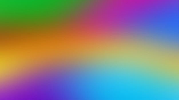 Fonte desfocada de gradiente multicolor claro