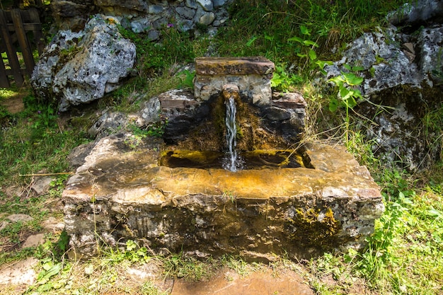 Fonte em Picos de Europa Astúrias Espanha