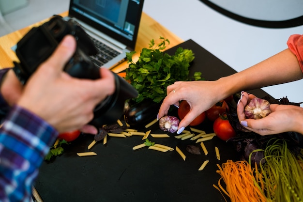 Food-Fotografie-Fotostudio-Teamwork-Kunst-Blog-Konzept