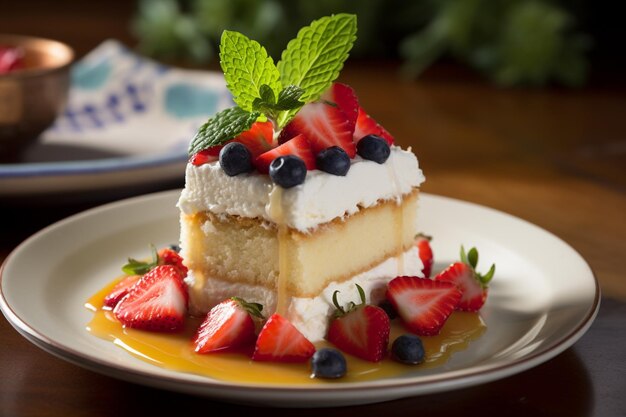 Foto food photography tres leches