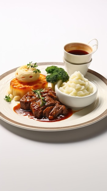 Foodie Österreich Essen Tafelspitz Ein traditionelles Gericht aus Rindfleisch mit Meerrettichsauce und Apfelkompote