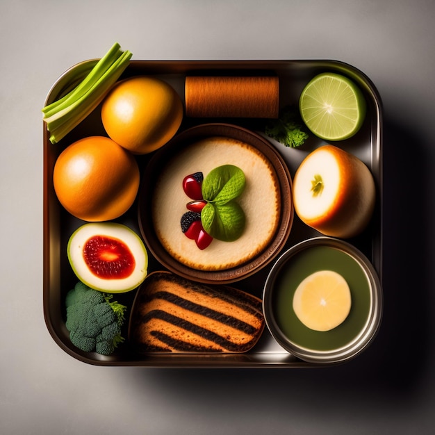 Foodpack für Wandern 4k hd hochwertige Studio-Food-Fotografie scharfes Bild