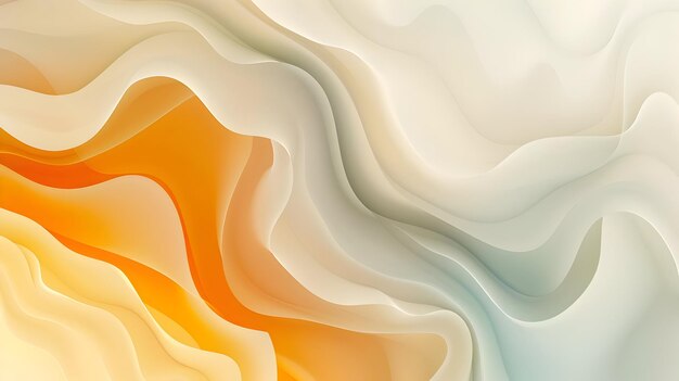 Foto forma curva fluida con vector de gradiente suave fondo abstracto arte relajante y tranquilo puede il