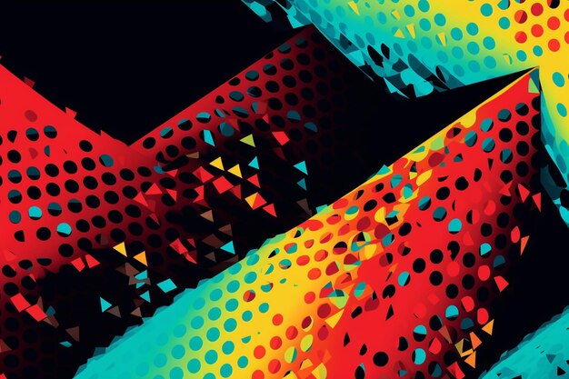 forma diagonal vectorial con fondo de medio tono de diapositiva