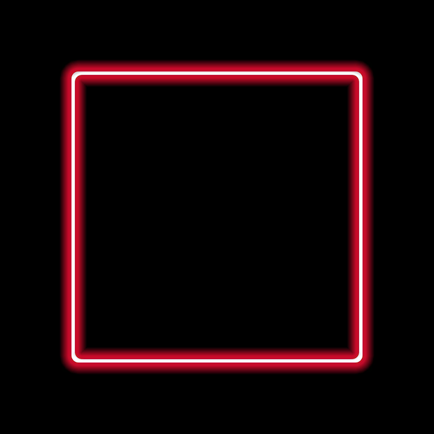 Forma geométrica en color rosa neón en forma de cuadrado con esquinas redondeadas