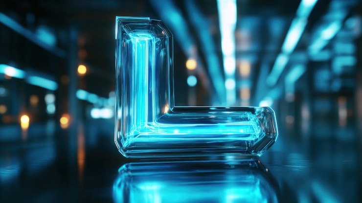 Foto forma de la luz de neón en el entorno industrial