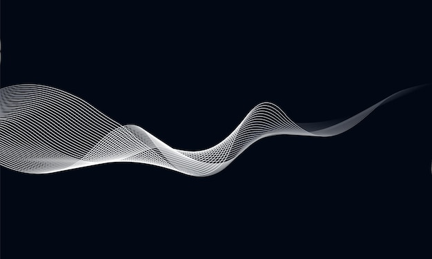 Forma de onda abstracta en movimiento