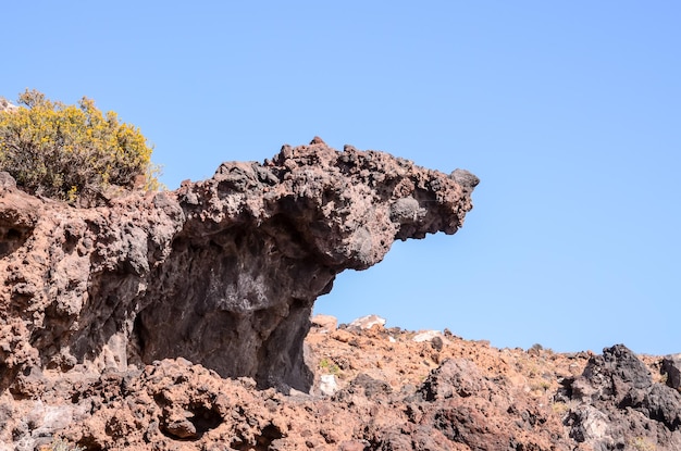 Formação de lava basáltica