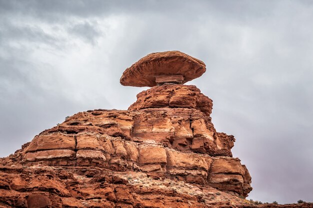 Formação rochosa de Mexican Hat em Utah